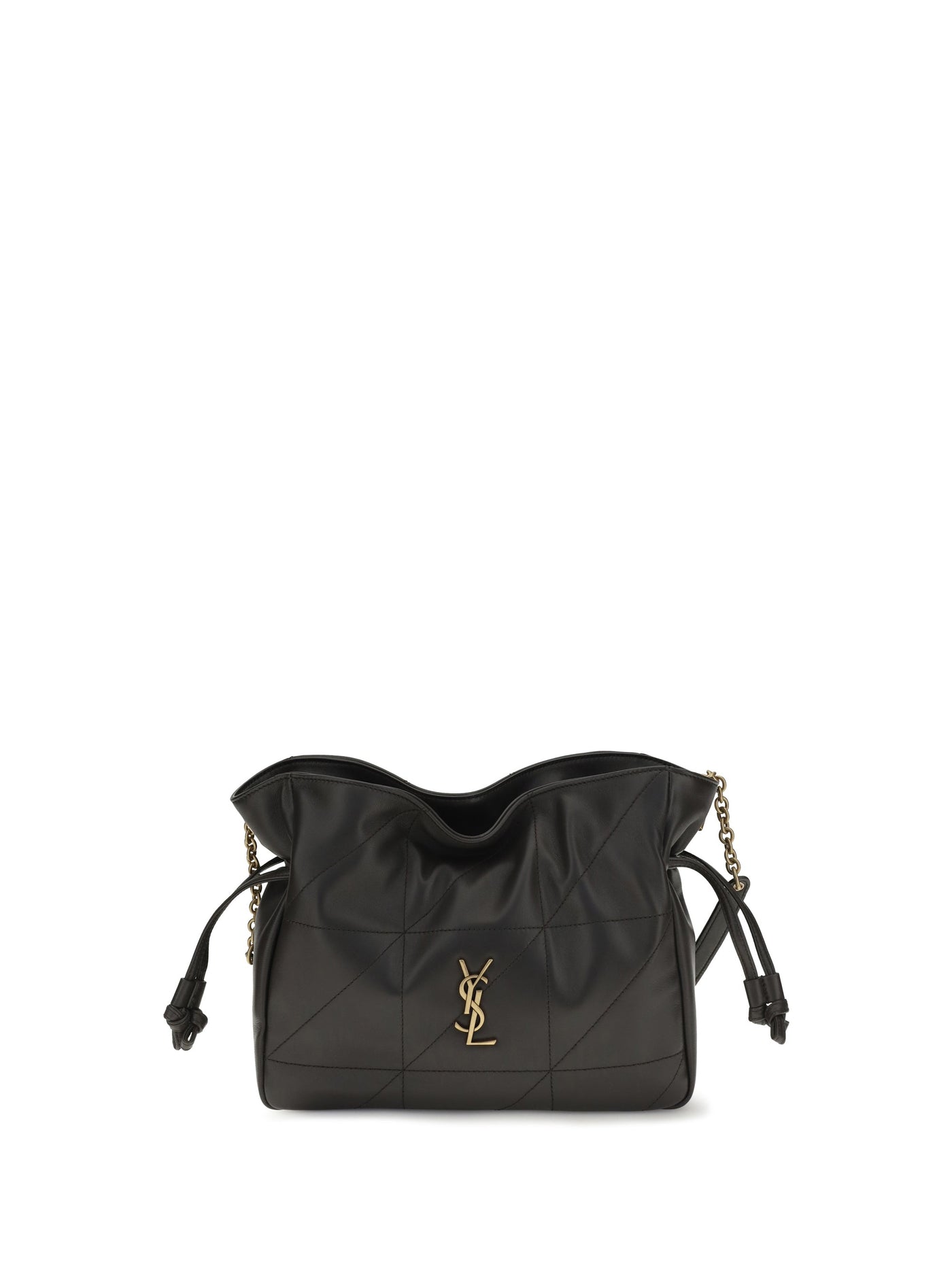 Saint Laurent Jamie Clutch — Black Lamb Ovis Aries