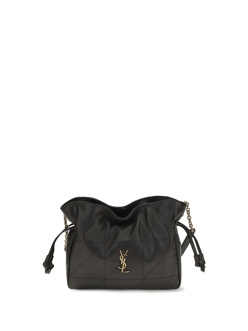Saint Laurent Jamie Clutch — Black Lambskin