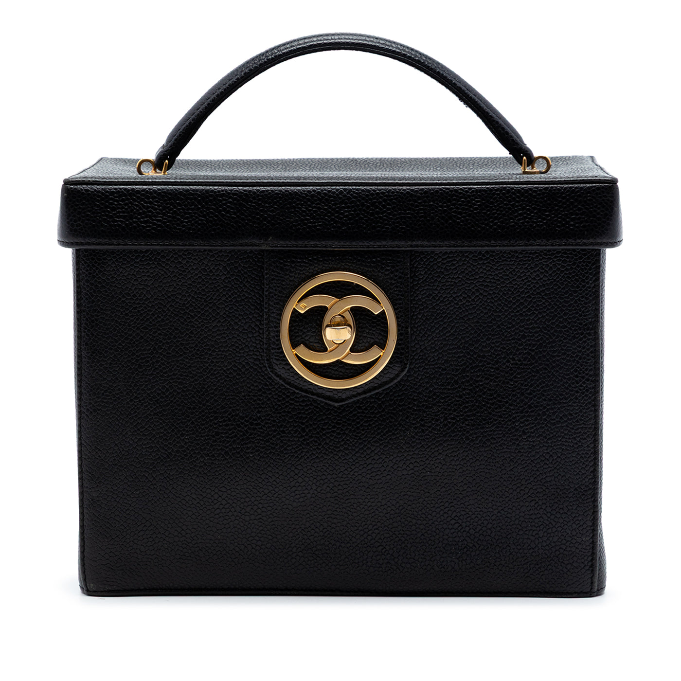 CC Caviar Turnlock Vanity Bag - Image 1
