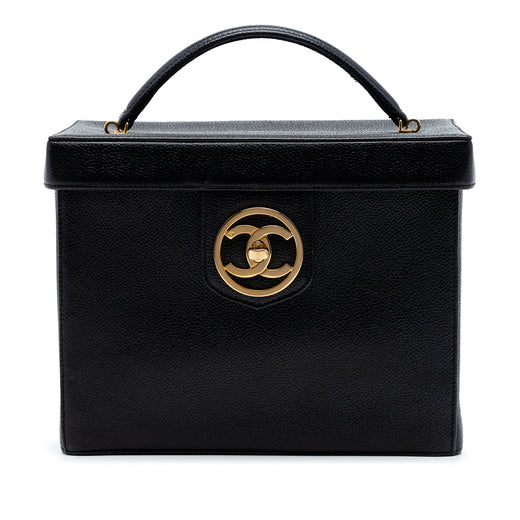 CC Caviar Turnlock Vanity Bag - Image 1