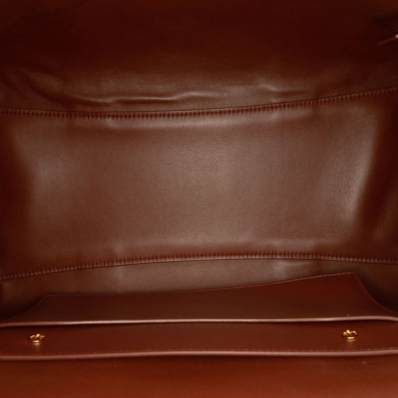 Toile Herringbone and Leather Loom L32 - Image 4