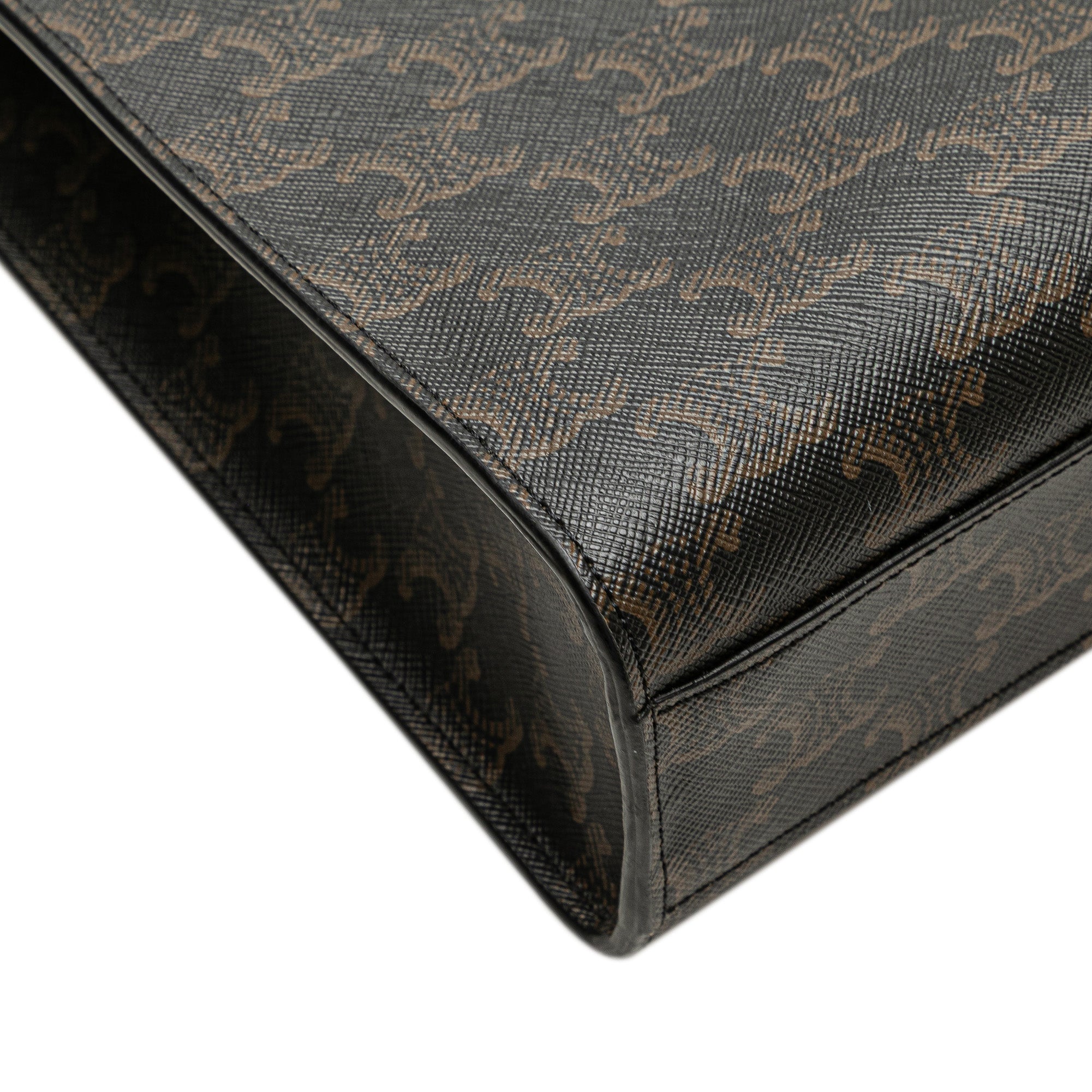 Small Triomphe Coated Canvas Vertical Cabas Tote - Image 7