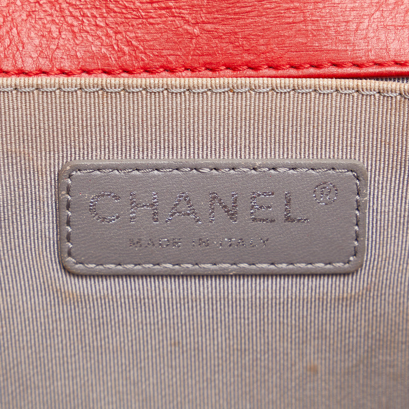 Old Medium Calfskin Double Stitch Boy Flap - Image 6