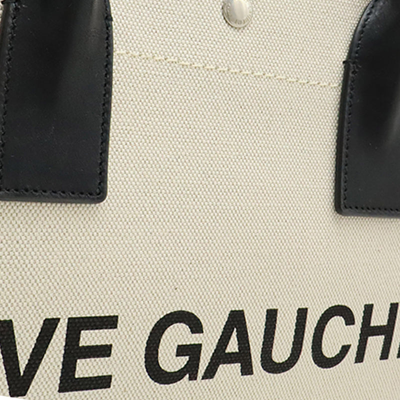 Small Canvas Rive Gauche Tote - Image 5