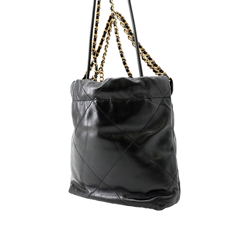 Mini Shiny Calfskin 22 Handbag - Image 2