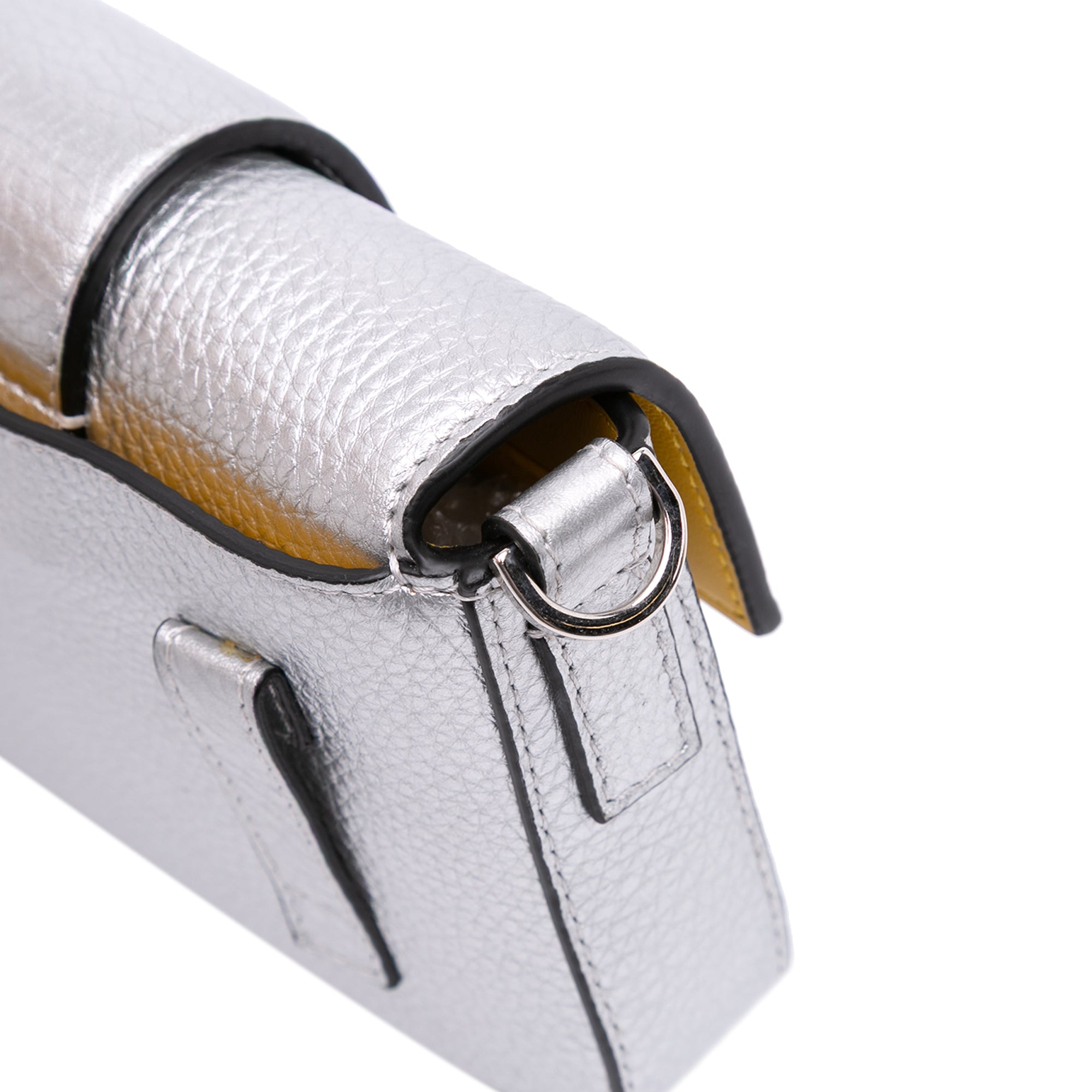 Leather Baguette Crossbody - Image 8