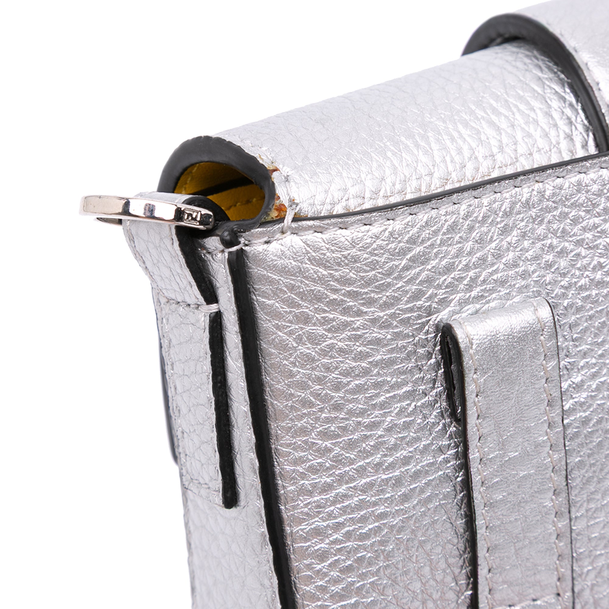 Leather Baguette Crossbody - Image 9