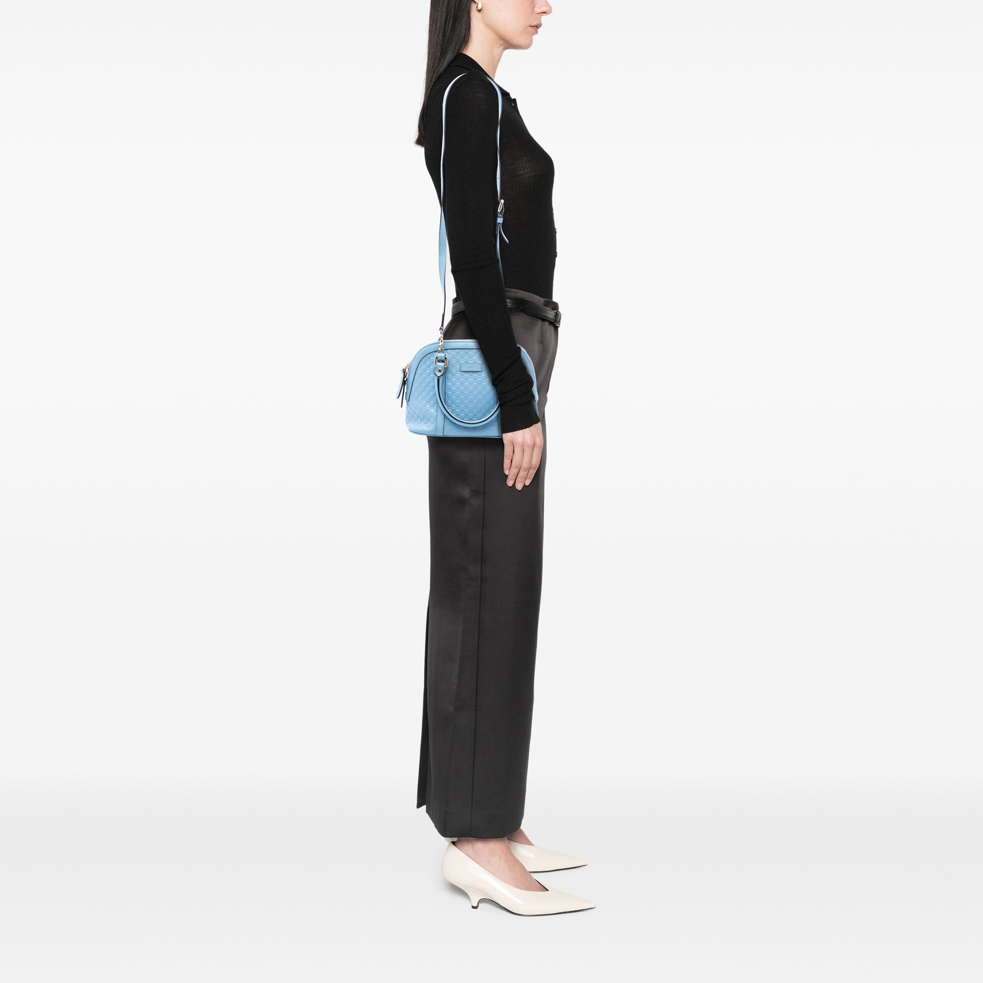 Mini Microguccissima Dome Satchel - Image 7