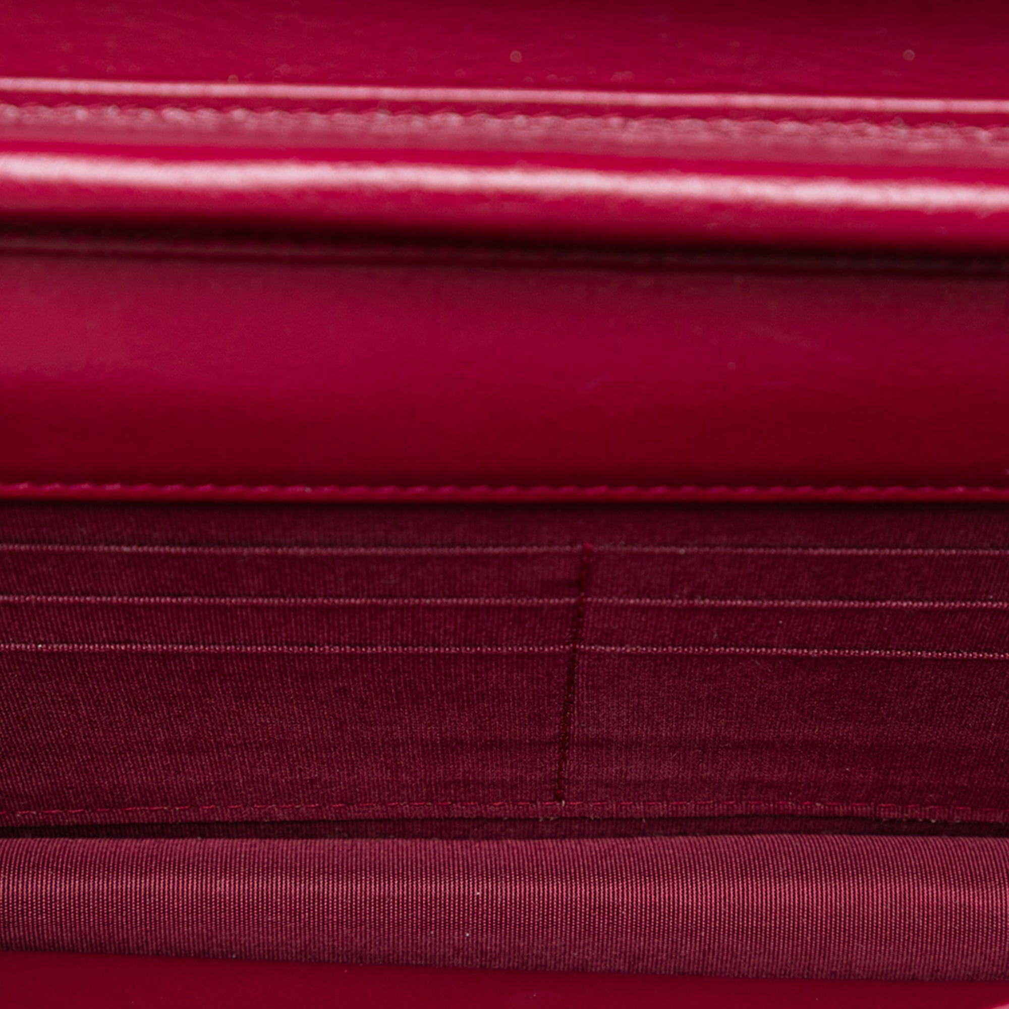 Stitched Goatskin Golden CC Wallet On Chain - Image 4