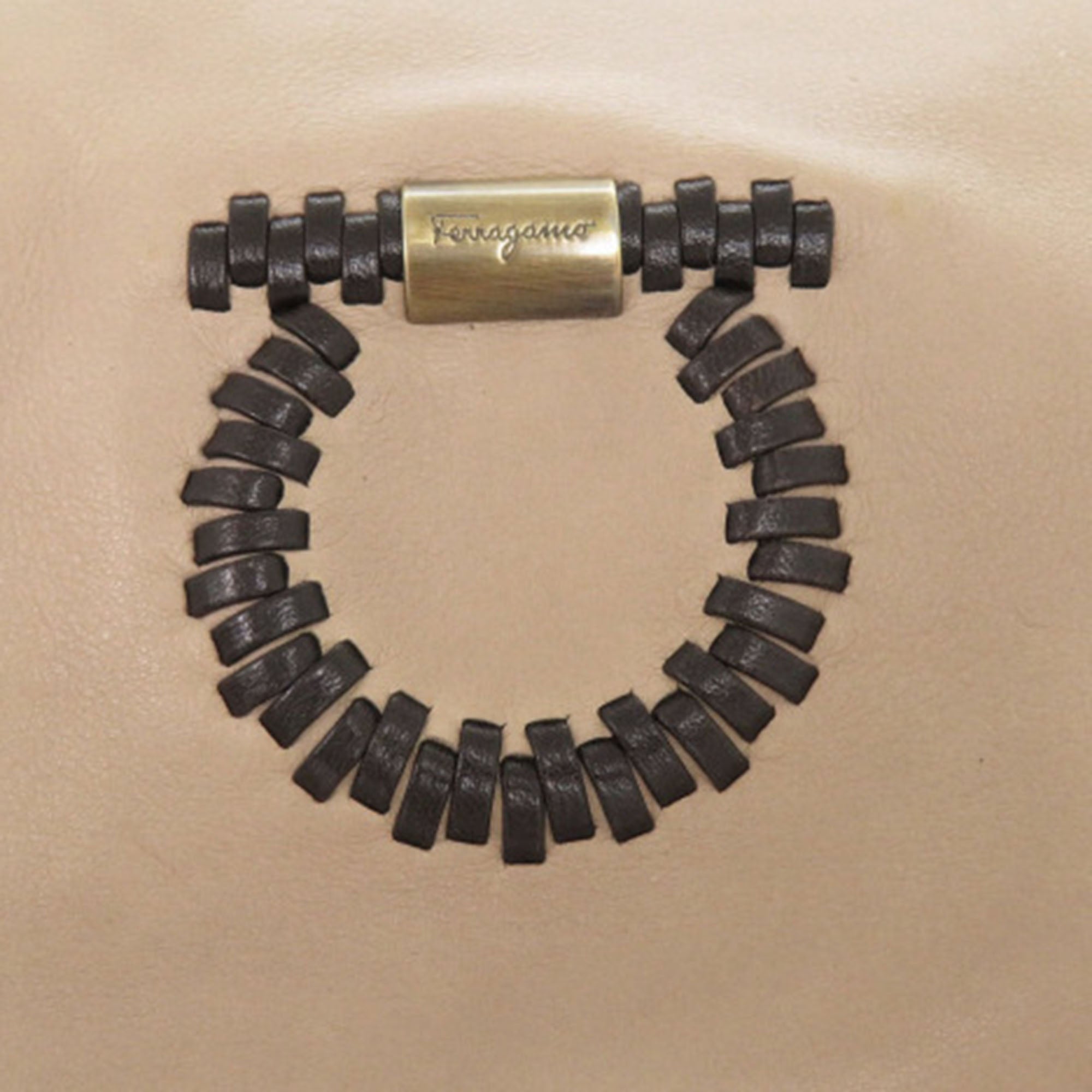 Leather Gancini Tote - Image 11