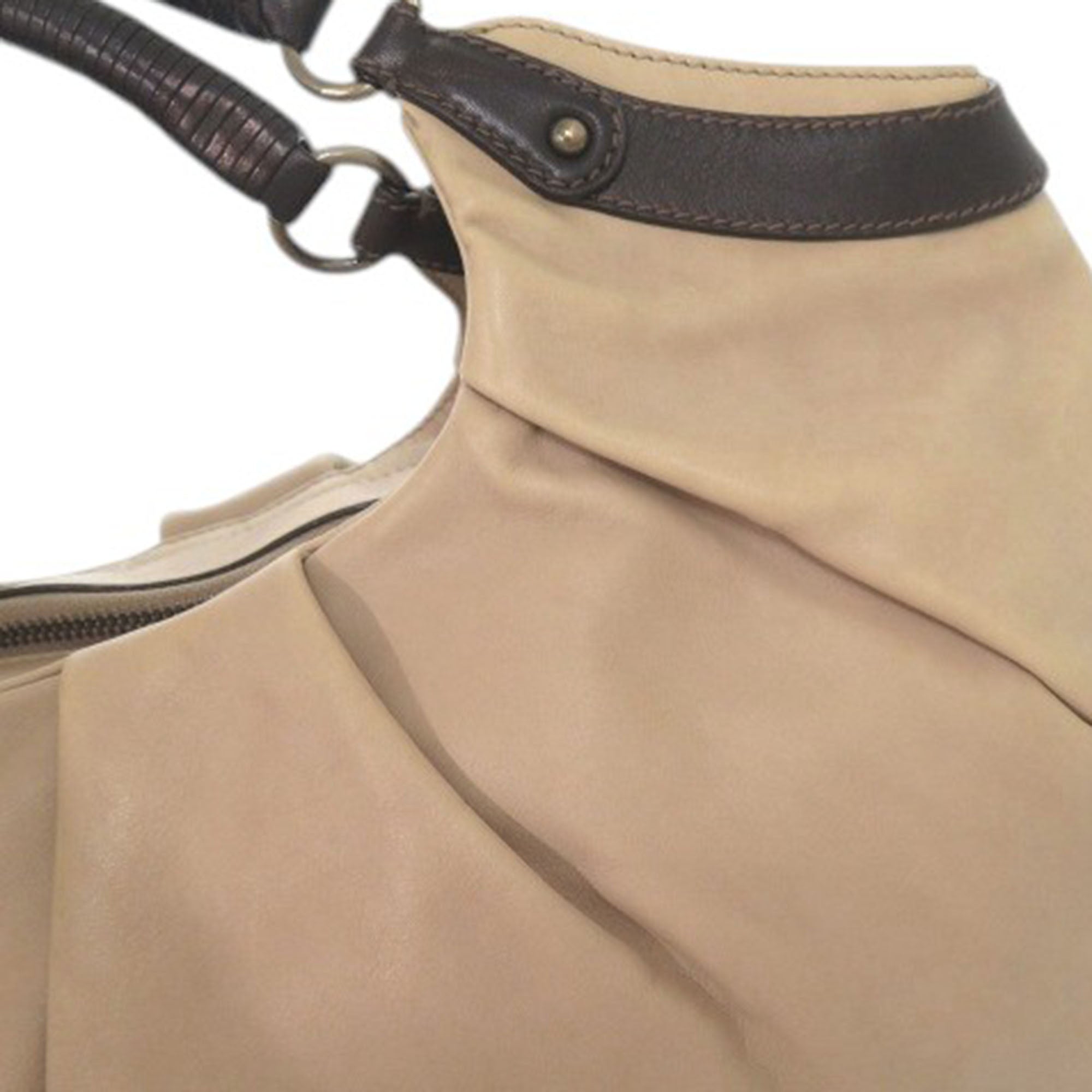 Leather Gancini Tote - Image 15