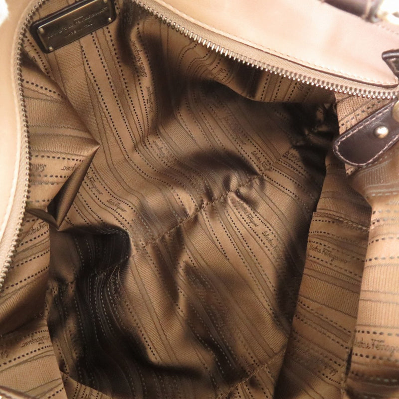 Leather Gancini Tote - Image 4