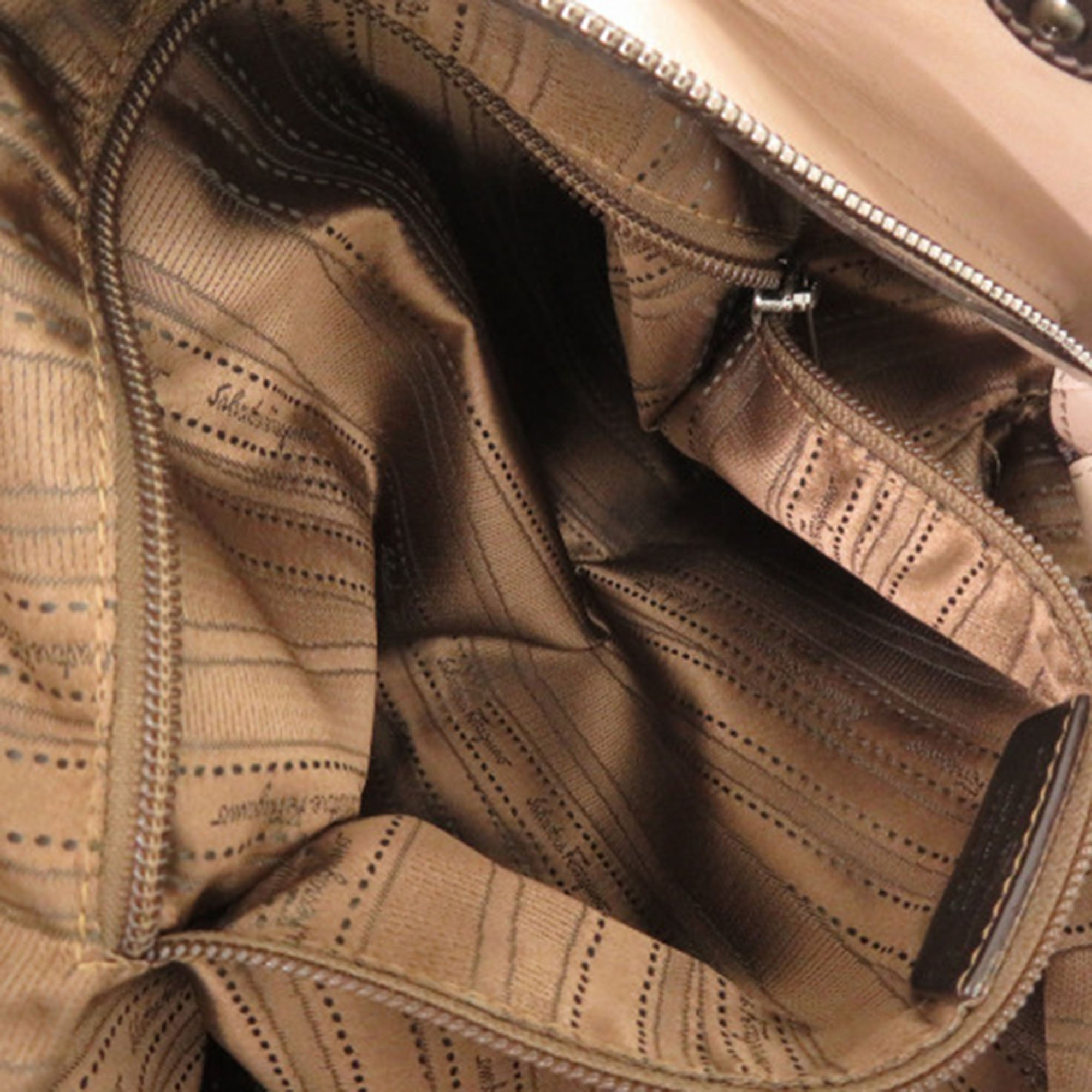 Leather Gancini Tote - Image 6