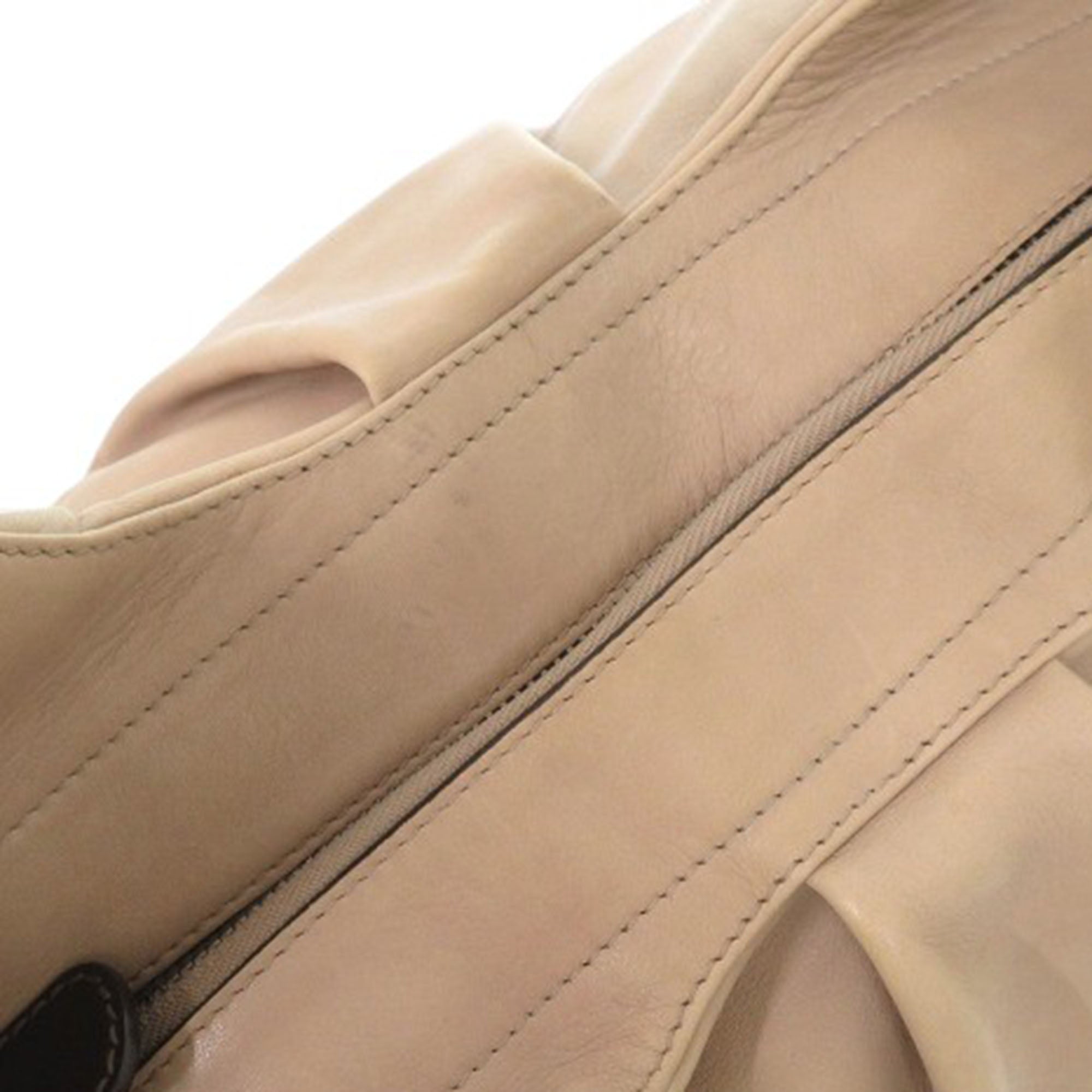 Leather Gancini Tote - Image 9