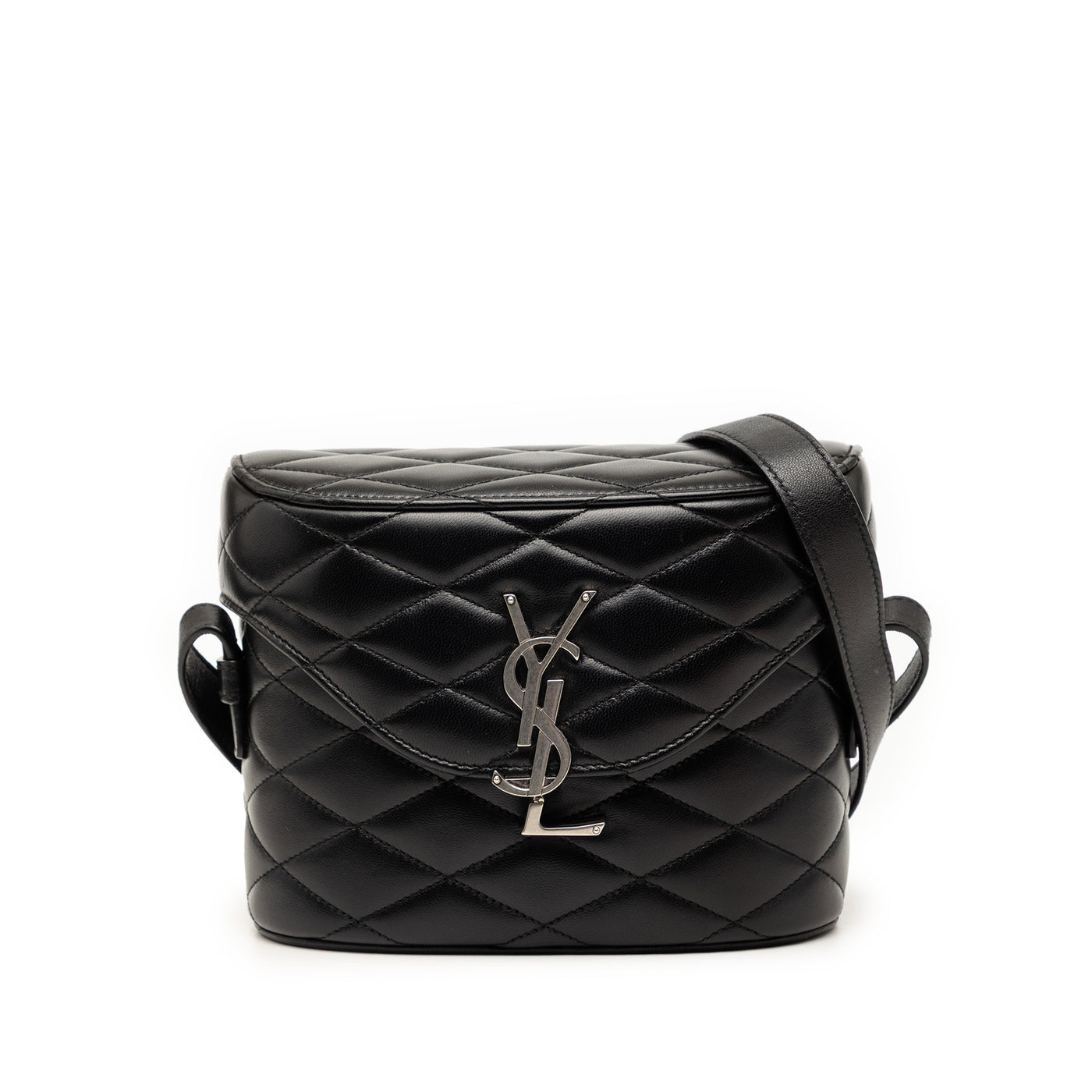 Quilted Lambskin Monogram June Box Bag - Image 1