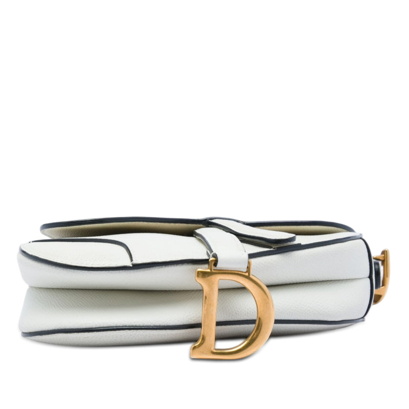 Mini Grained Calfskin Saddle Bag - Image 3