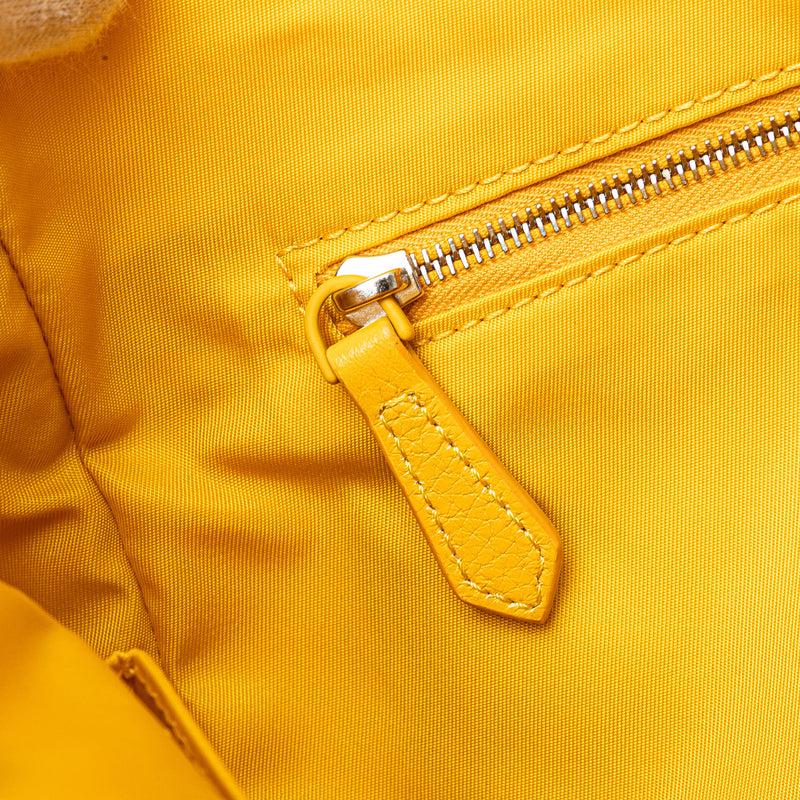 Large Econyl Nylon Baguette Satchel - Image 11