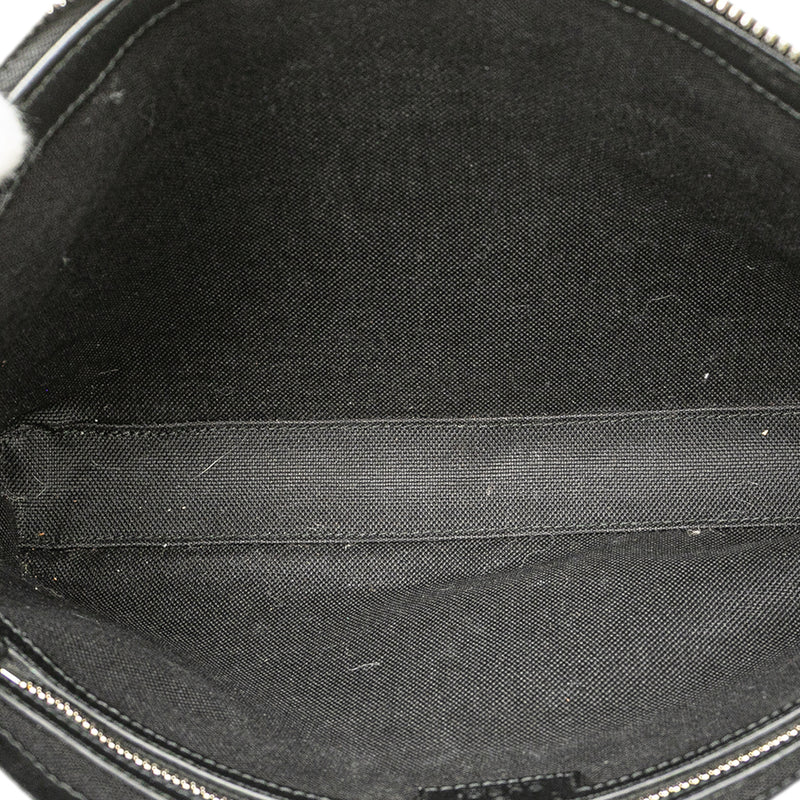 Jumbo GG Canvas Clutch on Strap - Image 4
