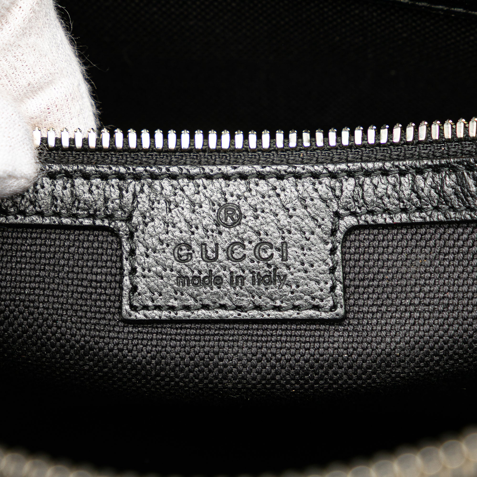 Jumbo GG Canvas Clutch on Strap - Image 5