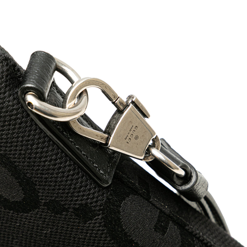 Jumbo GG Canvas Clutch on Strap - Image 8