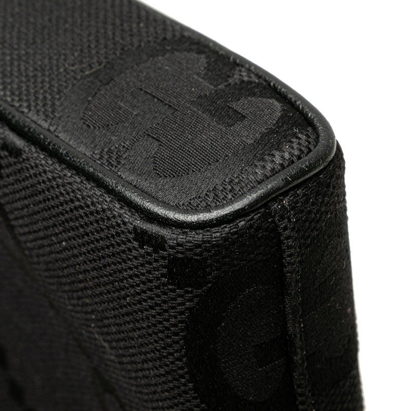 Jumbo GG Canvas Clutch on Strap - Image 9