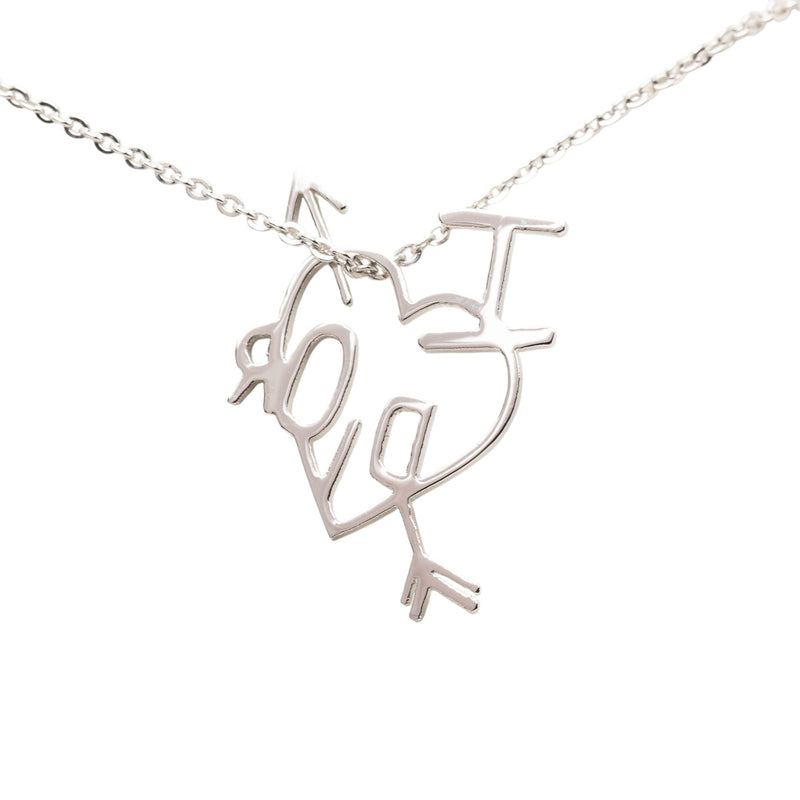 Brass I Heart Dior Pendant Necklace - Image 3