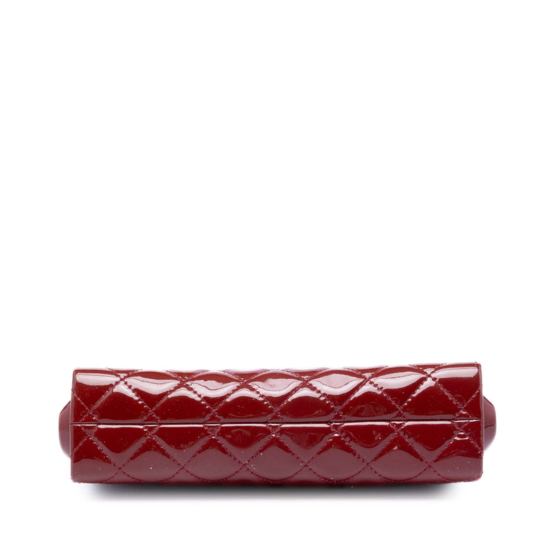 CC Quilted Patent Timeless Clutch - Image 3
