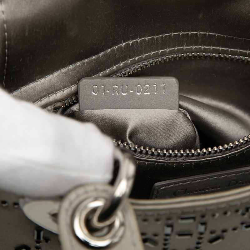 Mini Satin Cannage Crystal Embellished Lady Dior - Image 7