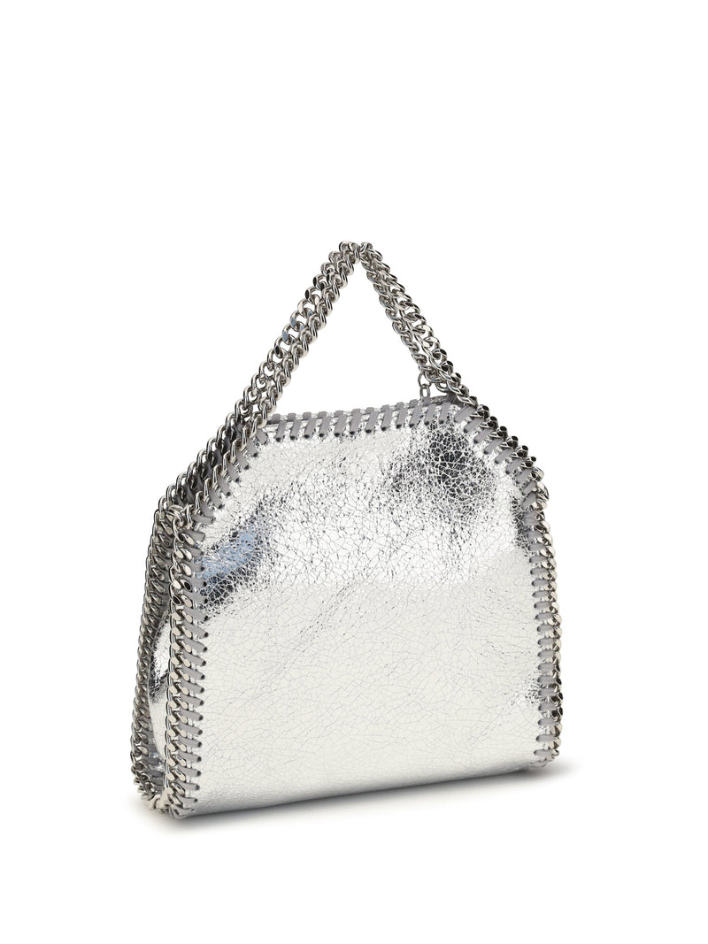 Stella Mccartney Shoulder Bag — Silver Polyester