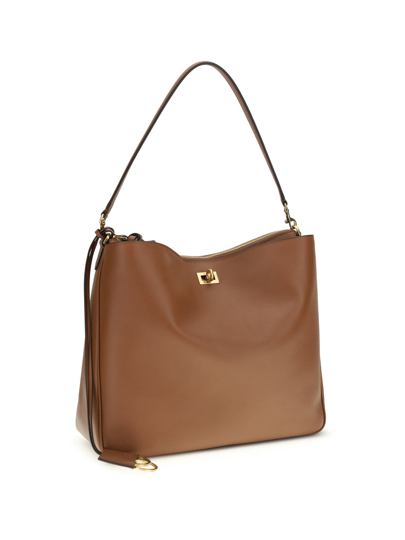 Balenciaga Rodeo Shoulder Bag — Brown Calf Leather Bos Taurus