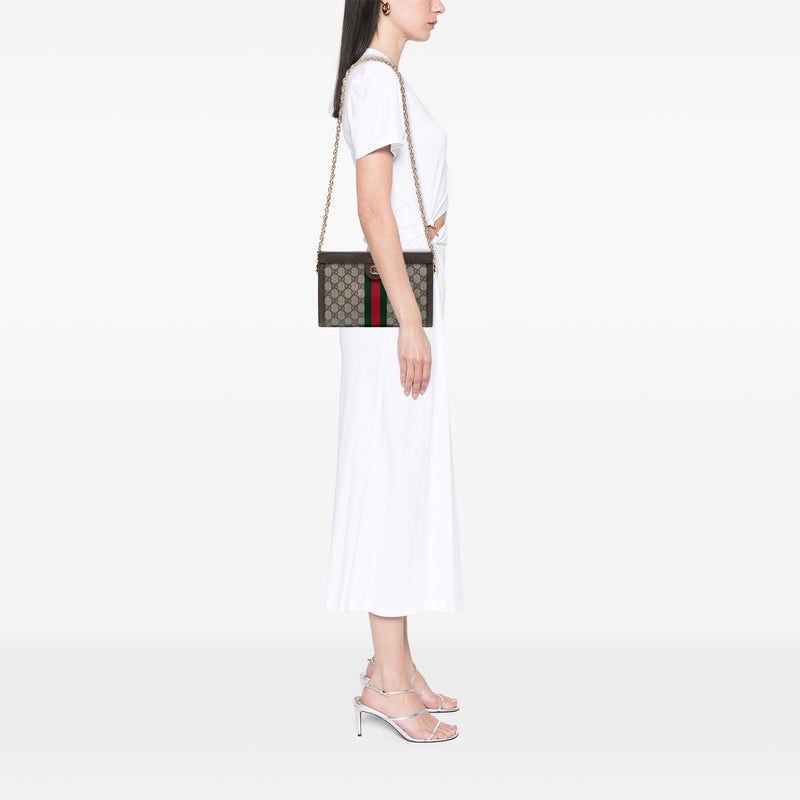 Small GG Supreme Web Ophidia Chain Crossbody - Image 7