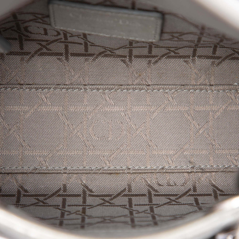 Mini Iridescent Lambskin Cannage Lady Dior - Image 4