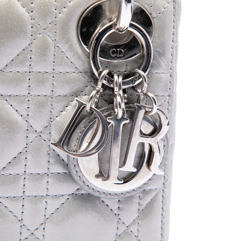 Mini Iridescent Lambskin Cannage Lady Dior - Image 5