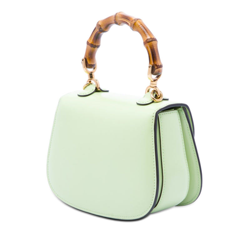 Mini Calfskin Web 1947 Bamboo Top Handle Bag - Image 2