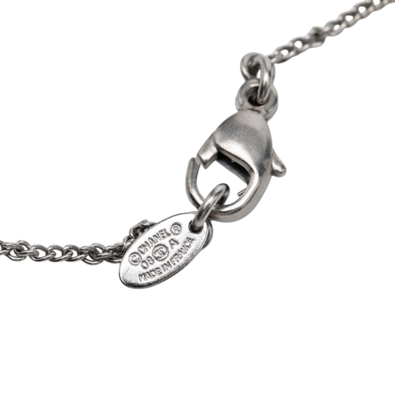 CC Brass Strass Faux Pearl Pendant Necklace - Image 5