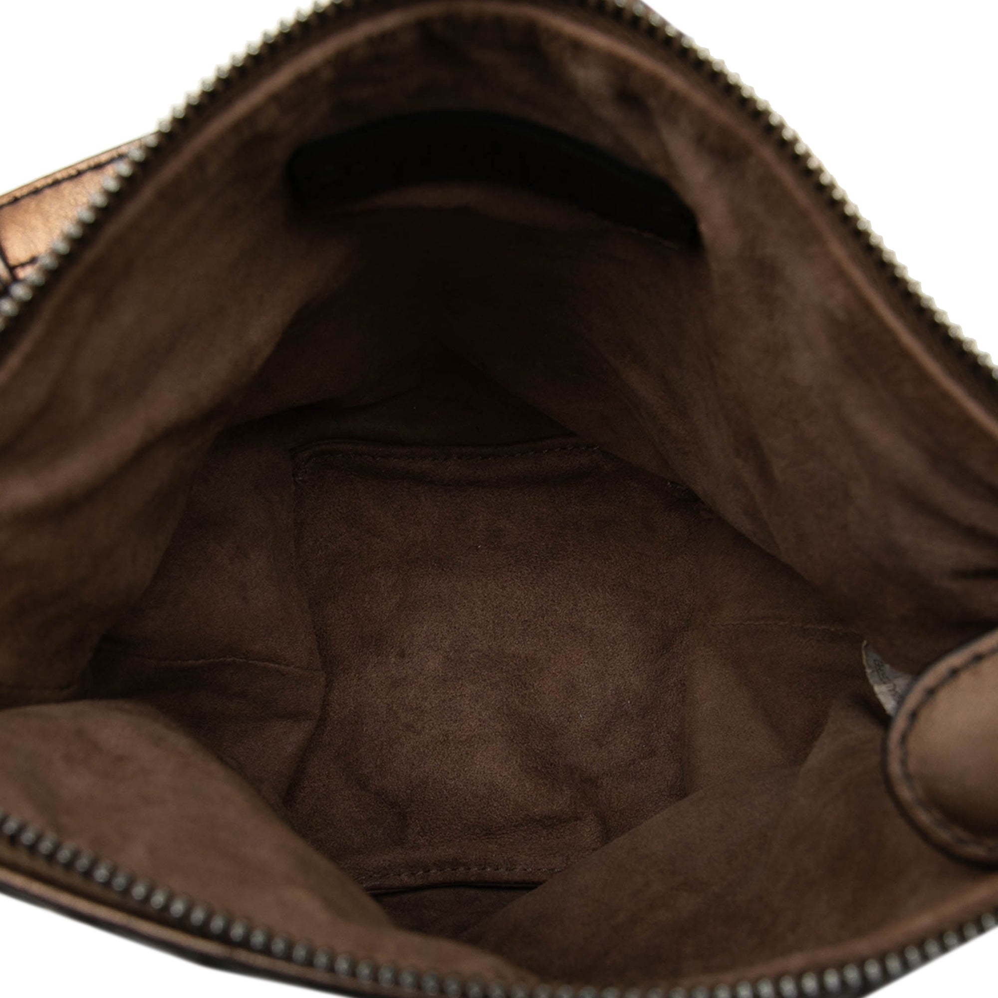 Metallic Nappa Intrecciato Belted Loop Handbag - Image 4
