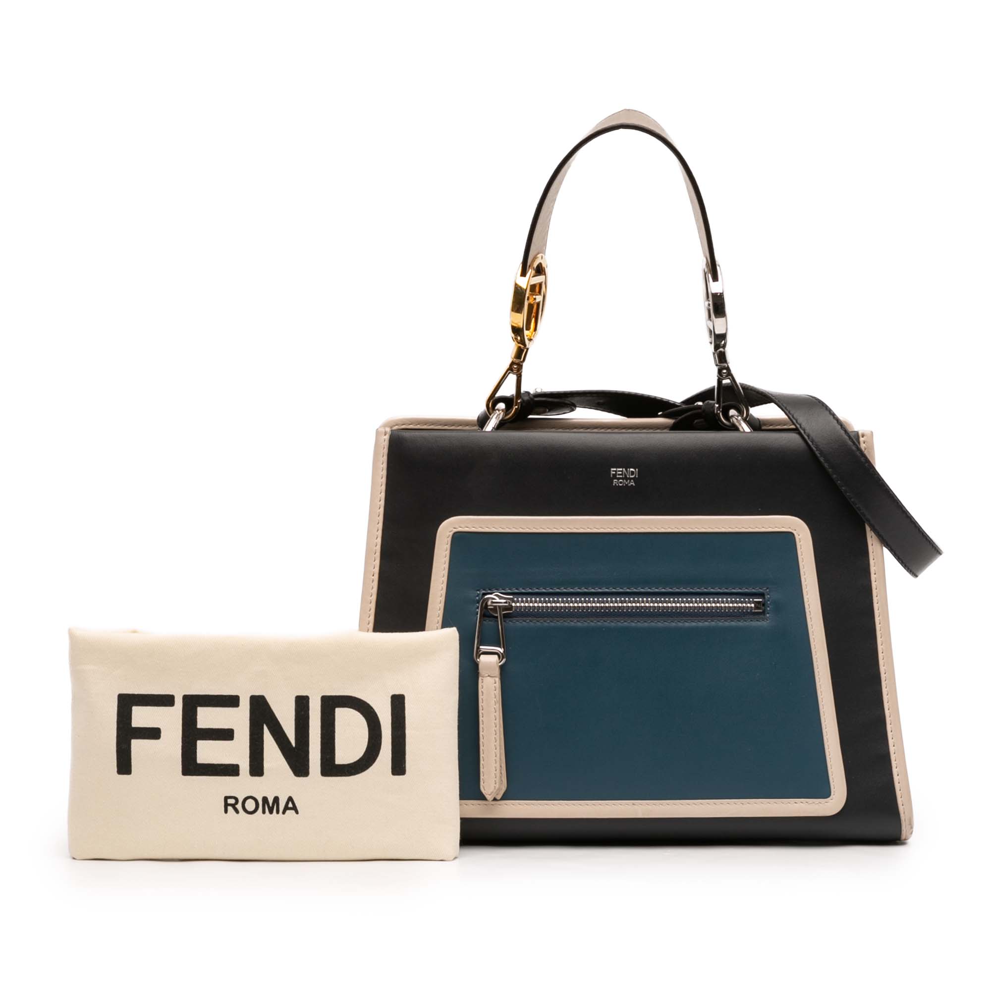 Small Leather Runaway Satchel - Image 12