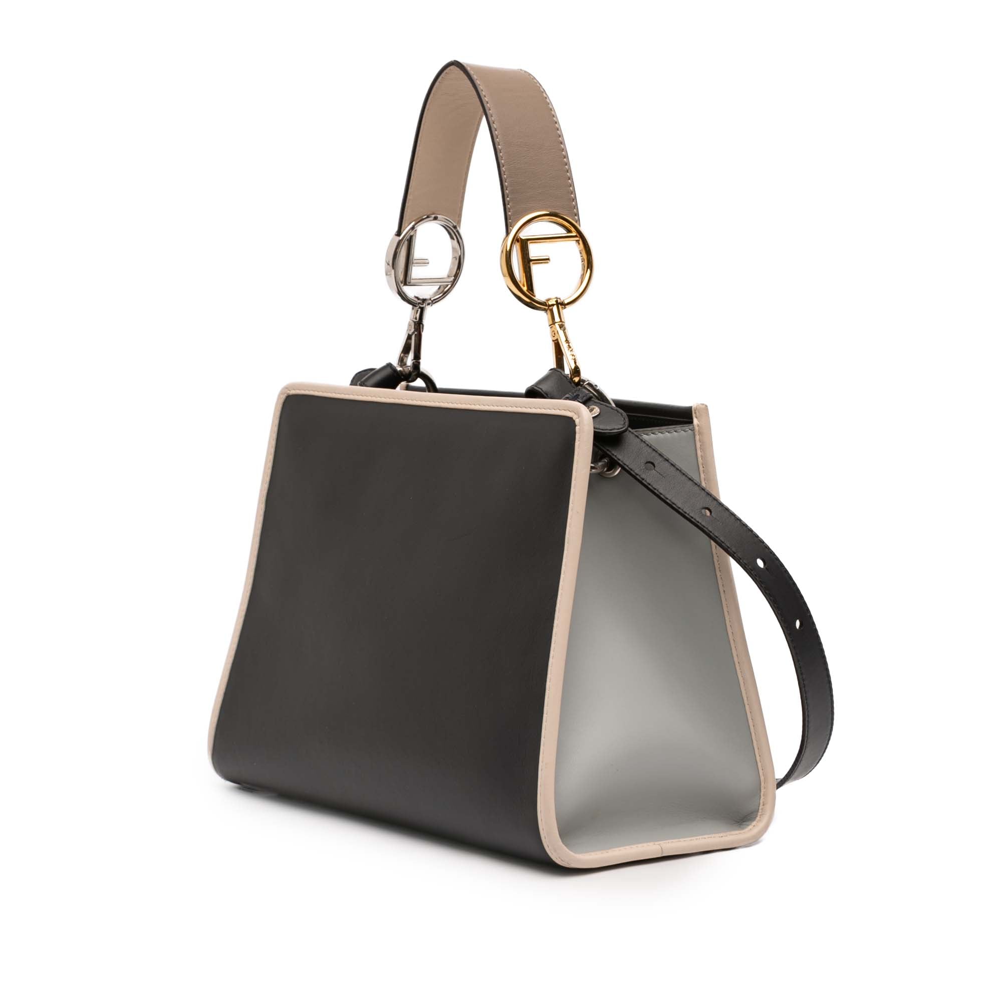 Small Leather Runaway Satchel - Image 2
