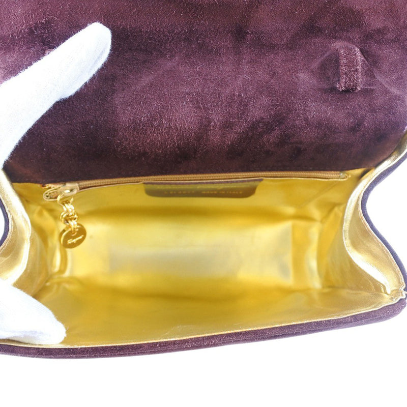 Suede Chain Satchel - Image 4