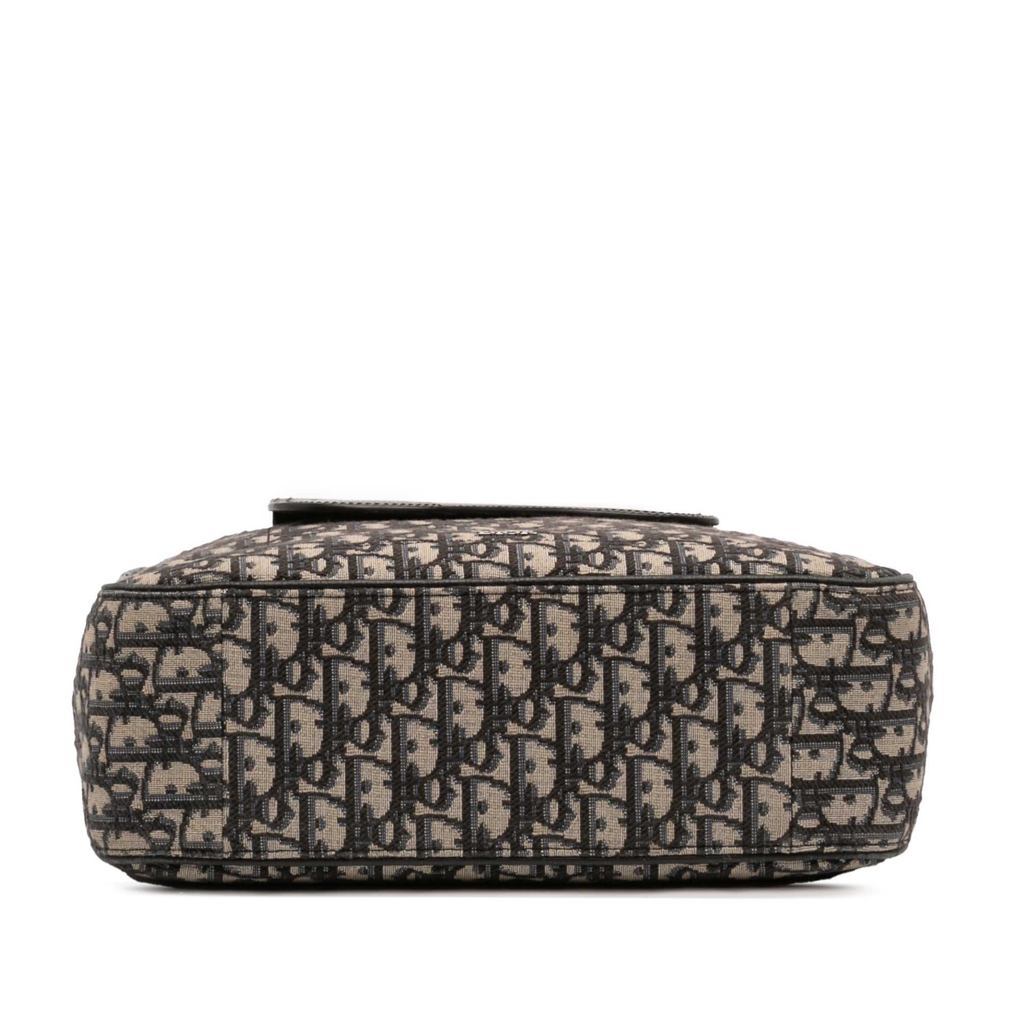 Oblique Canvas and Leather Saddle Tote - Image 3