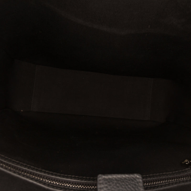 Oblique Canvas and Leather Saddle Tote - Image 4