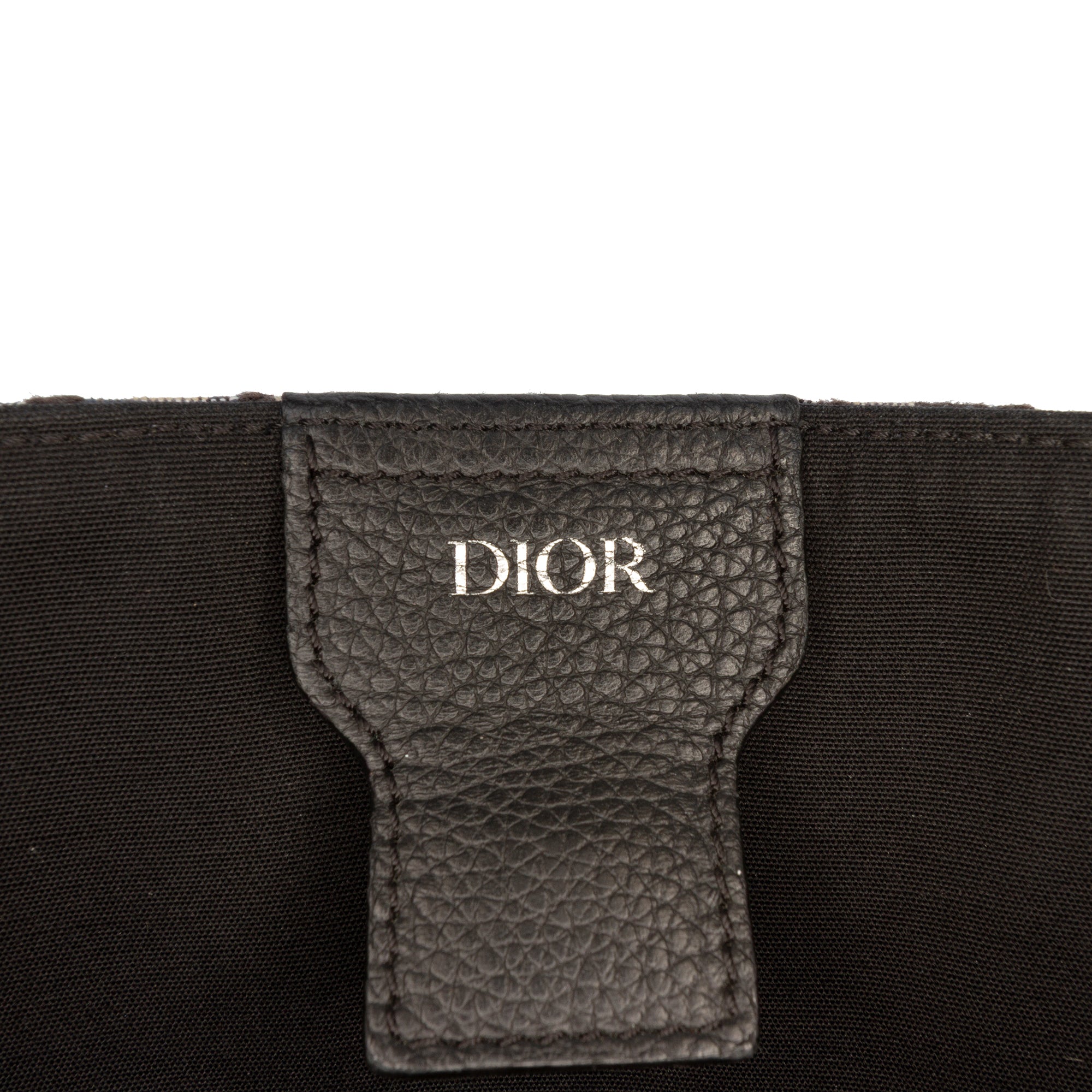 Oblique Canvas and Leather Saddle Tote - Image 5