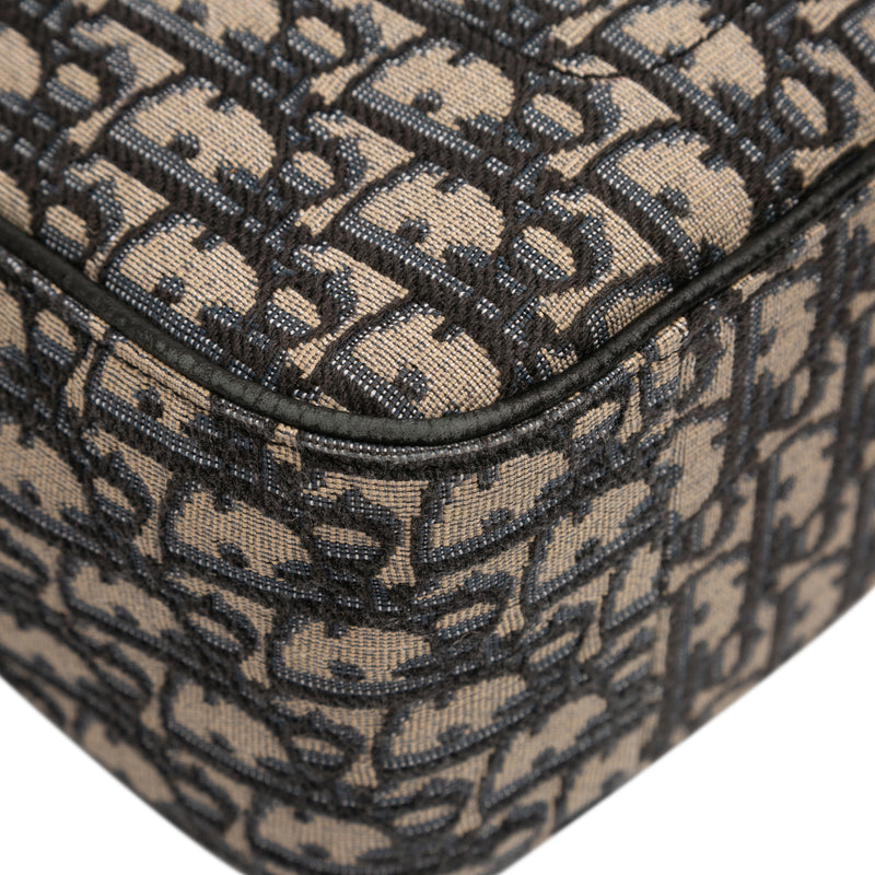 Oblique Canvas and Leather Saddle Tote - Image 7