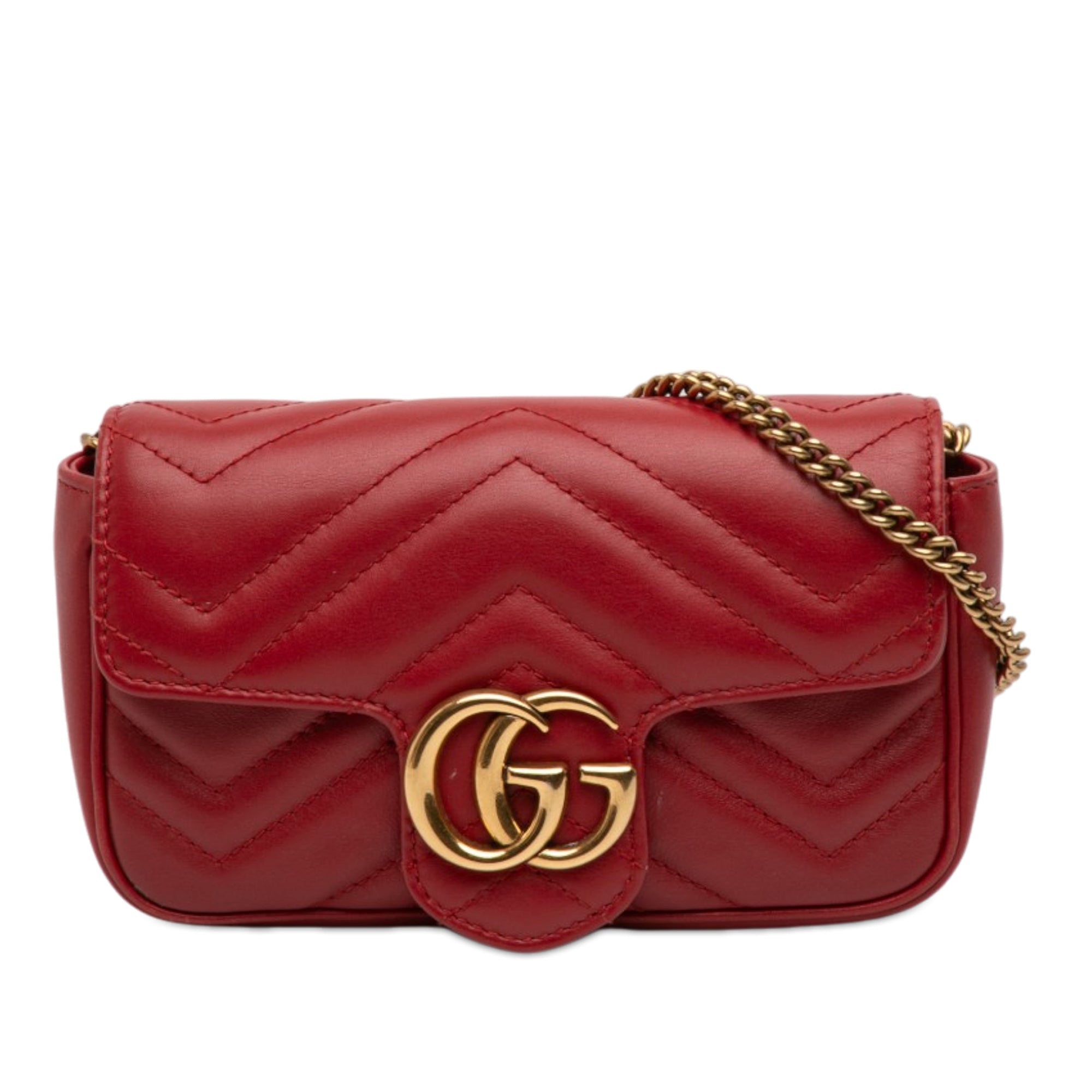 Mini GG Marmont Matelasse Leather Flap Crossbody - Image 1