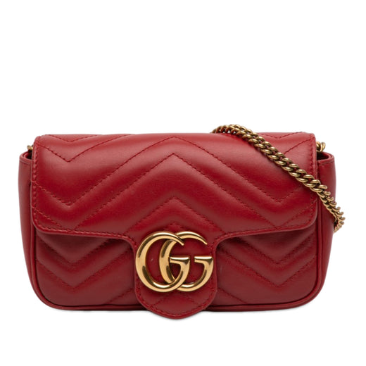 Mini GG Marmont Matelasse Leather Flap Crossbody - Image 1