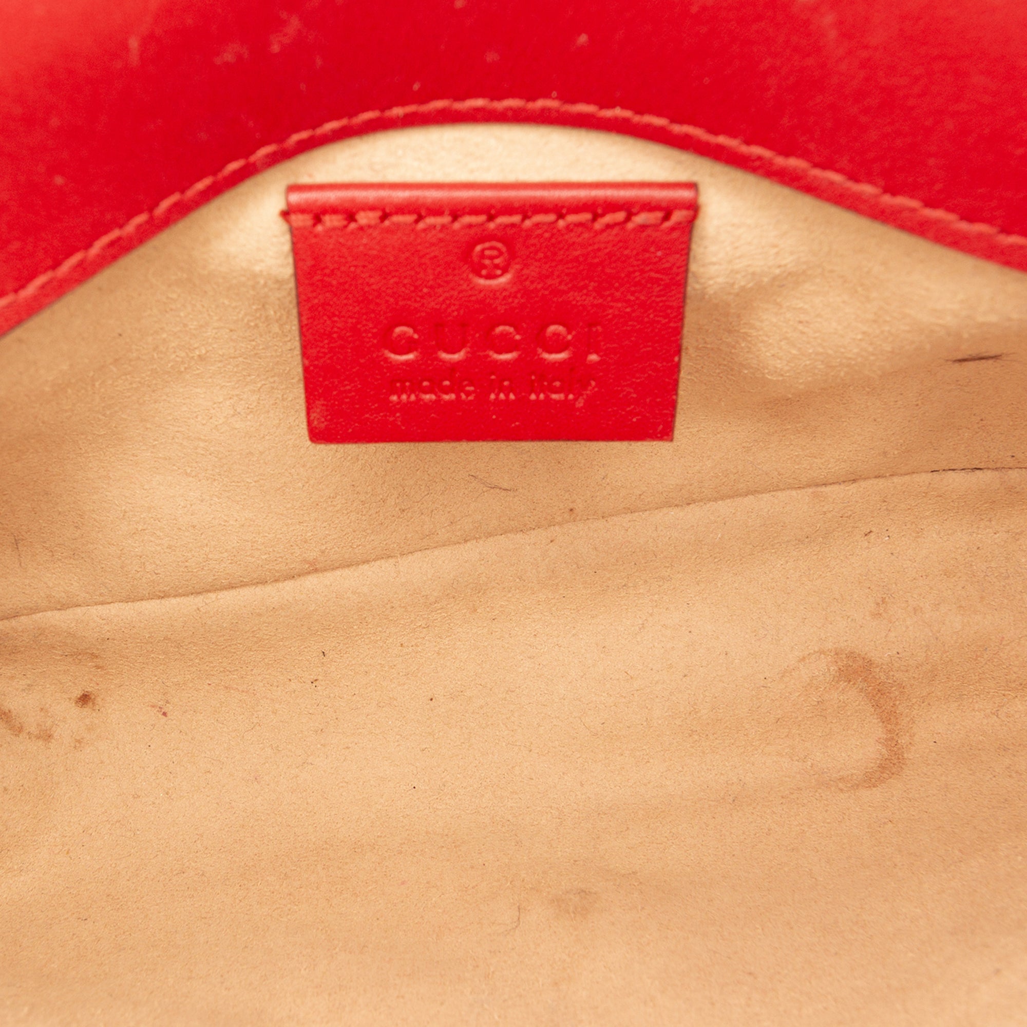 Mini GG Marmont Matelasse Leather Flap Crossbody - Image 4