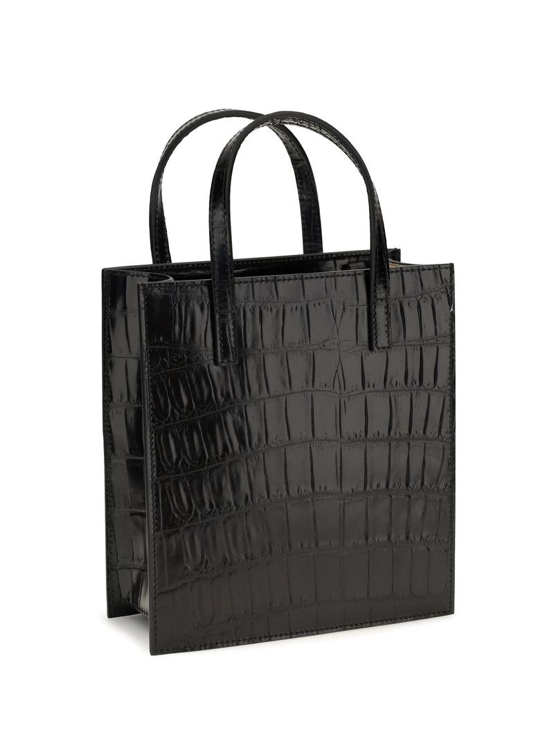 Hidesins Pocket Shoulder Bag — Black Calf Leather Bos Taurus