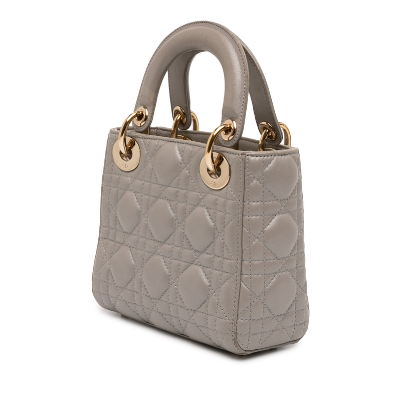 Mini Lambskin Cannage Lady Dior - Image 2