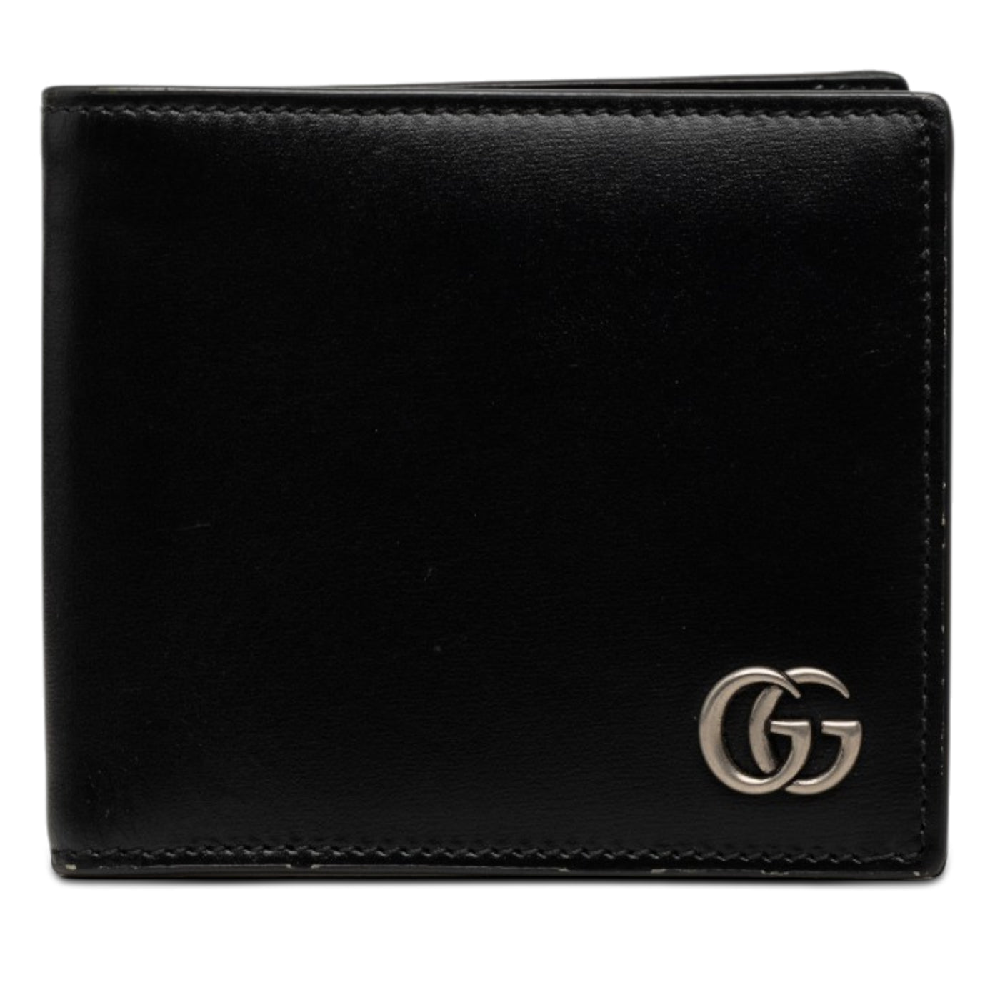 GG Marmont Calfskin Bifold Small Wallet - Image 1