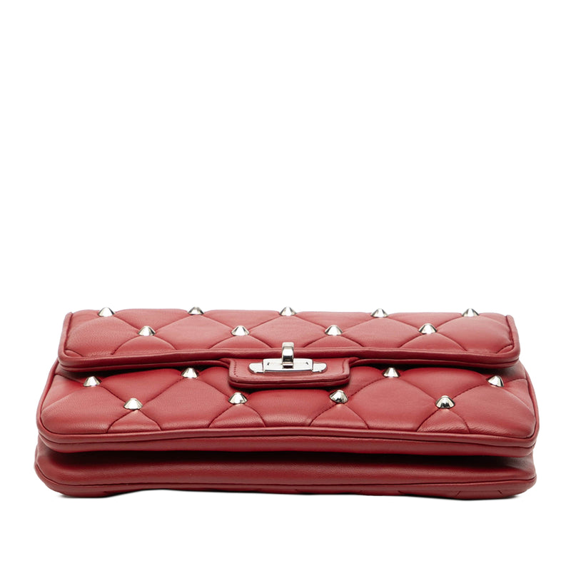Studded Matelasse Leather Crossbody - Image 3